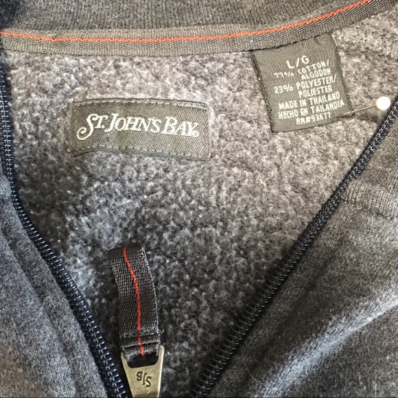 VTG. ST. JOHNS BAY GRAY PALE PINK SZ. LG. - Picture 7 of 9